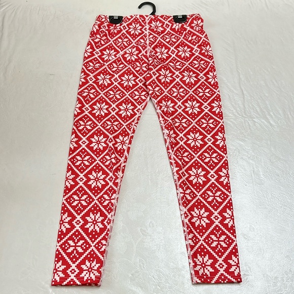 PolarMax (3) BASELAYER SET - Red Snowflake print - Picture 6 of 11